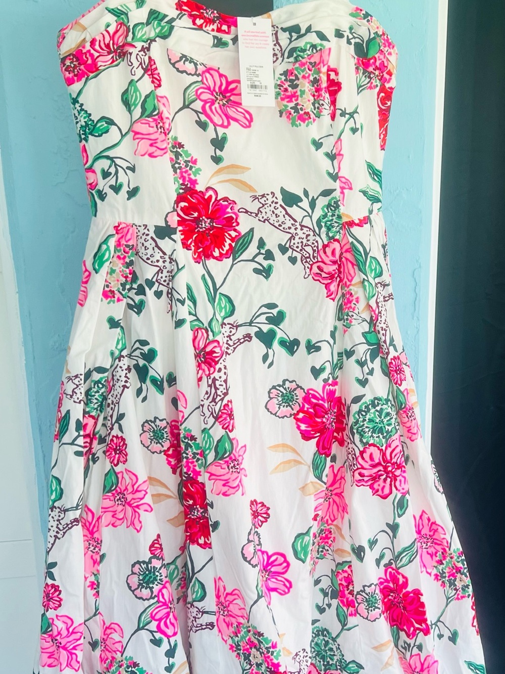 Lilly Pulitzer Lillyanna Midi Dress Coconut Safari Sanctuary SZ 10 NWT $598